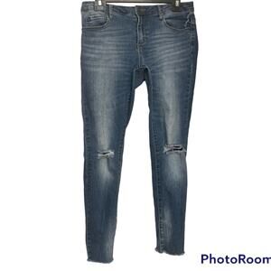 VERSACE V19-69 skinny jeans raw hems 28/6